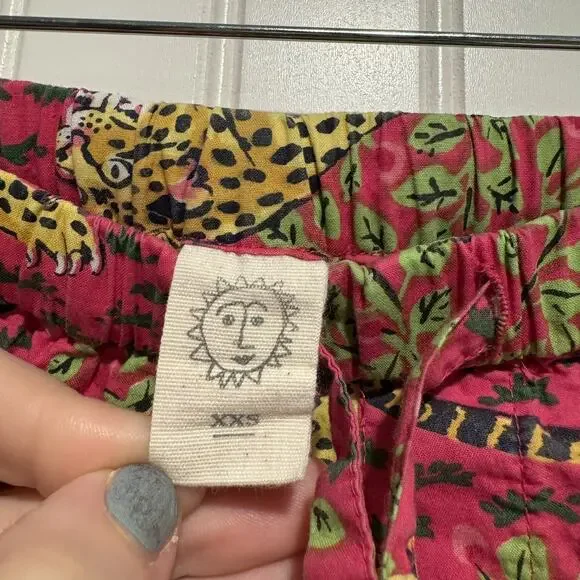 Print Fresh Pajama Shorts Bagheera Hot Pink Cotton Size XXS - Picture 5 of 7